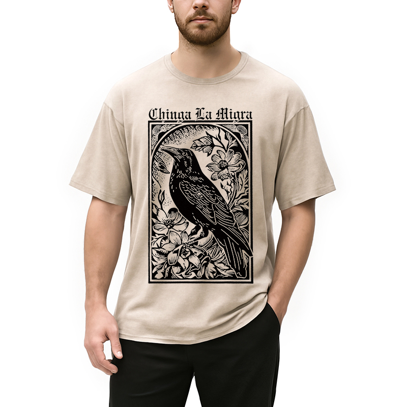 Tokyocanvas Chinga La Migra Washed T-Shirt