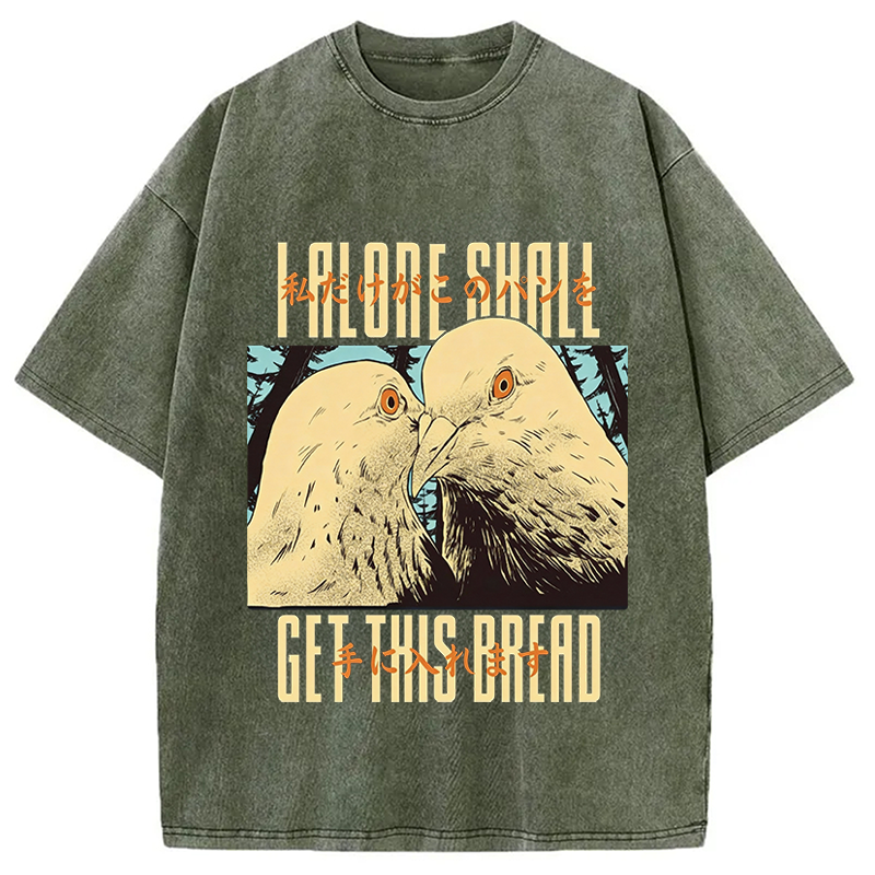 Tokyocanvas Get This Bread Pigeon Washed T-Shirt
