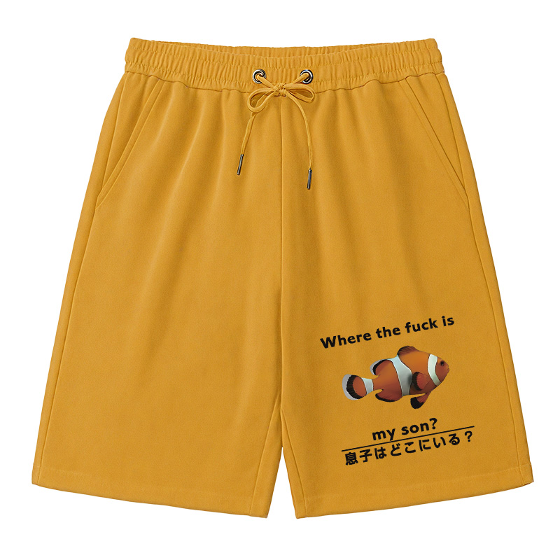 Tokyocanvas Fish Looking For Son Classic Short