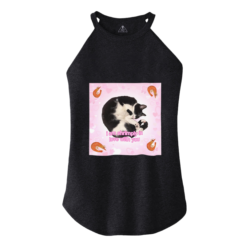 Tokyocanvas I Am Shrimply in Love with You Cotton Tank
