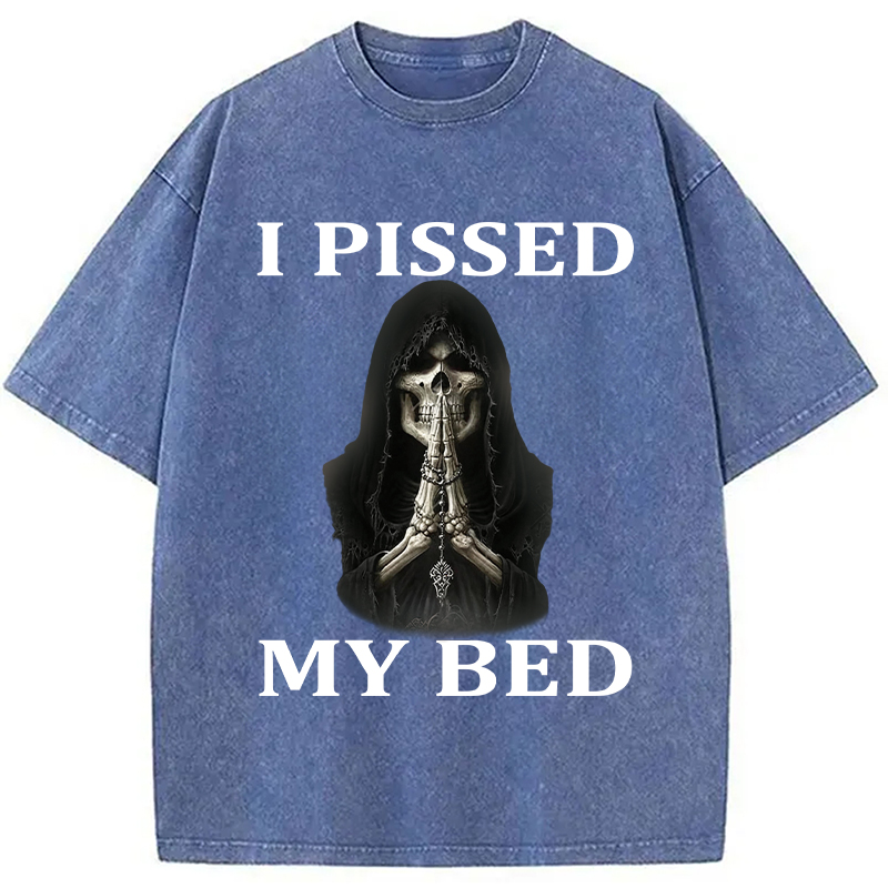 Tokyocanvas I Pissed My Bed Washed T-Shirt