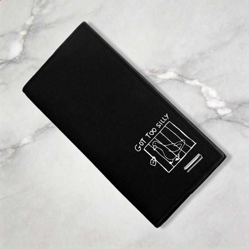Tokyocanvas Got Too Silly Meme Canvas Wallet
