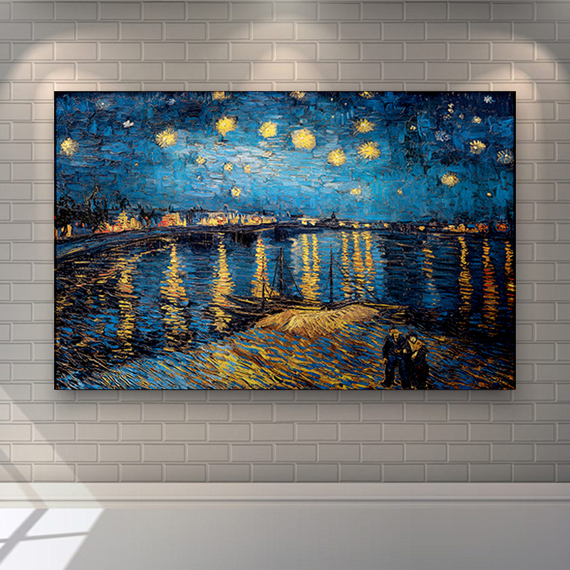 Tokyocanvas Van Gogh Starry Night Print