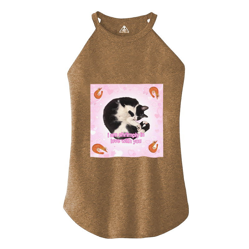 Tokyocanvas I Am Shrimply in Love with You Cotton Tank