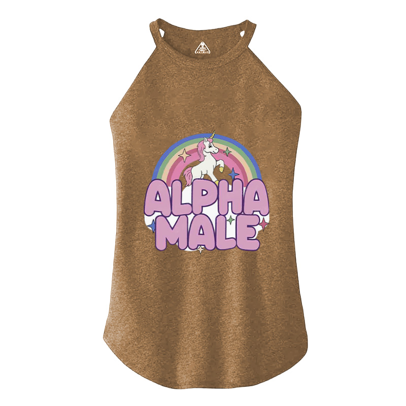 Tokyocanvas Rainbow Unicorn Alpha Male Cotton Tank