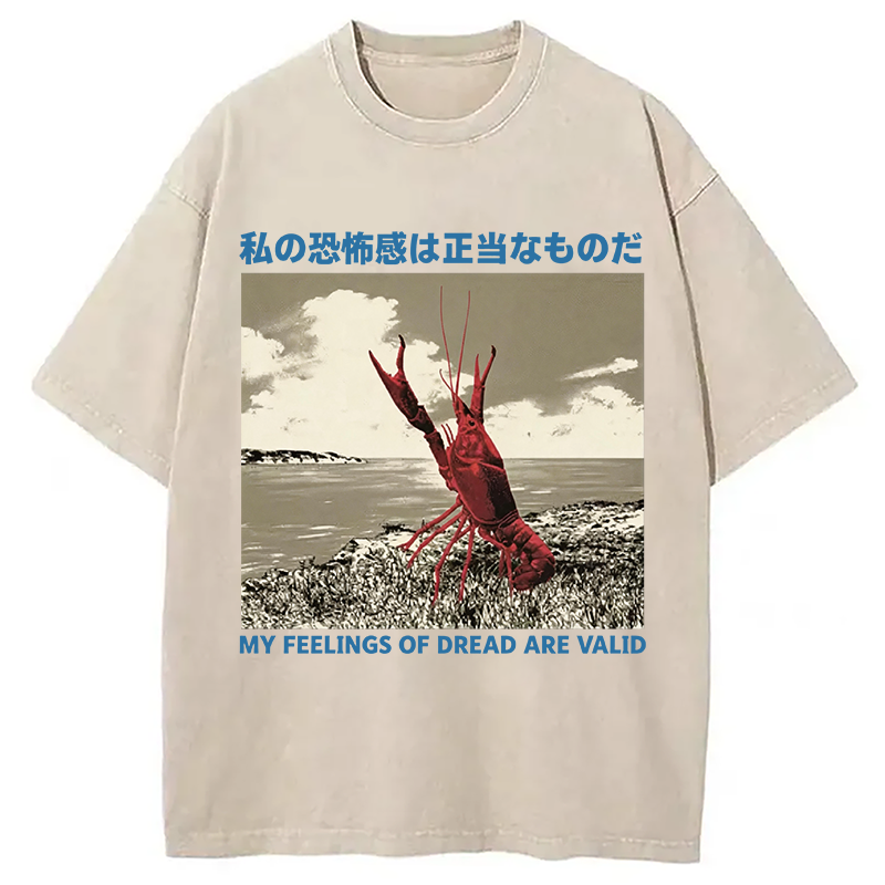 Tokyocanvas Japanese Crawfish Washed T-Shirt