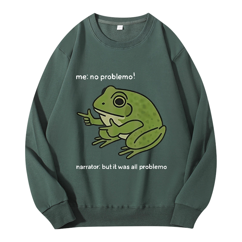 Tokyocanvas Stupid Frog Meme Classic Sweatshirt