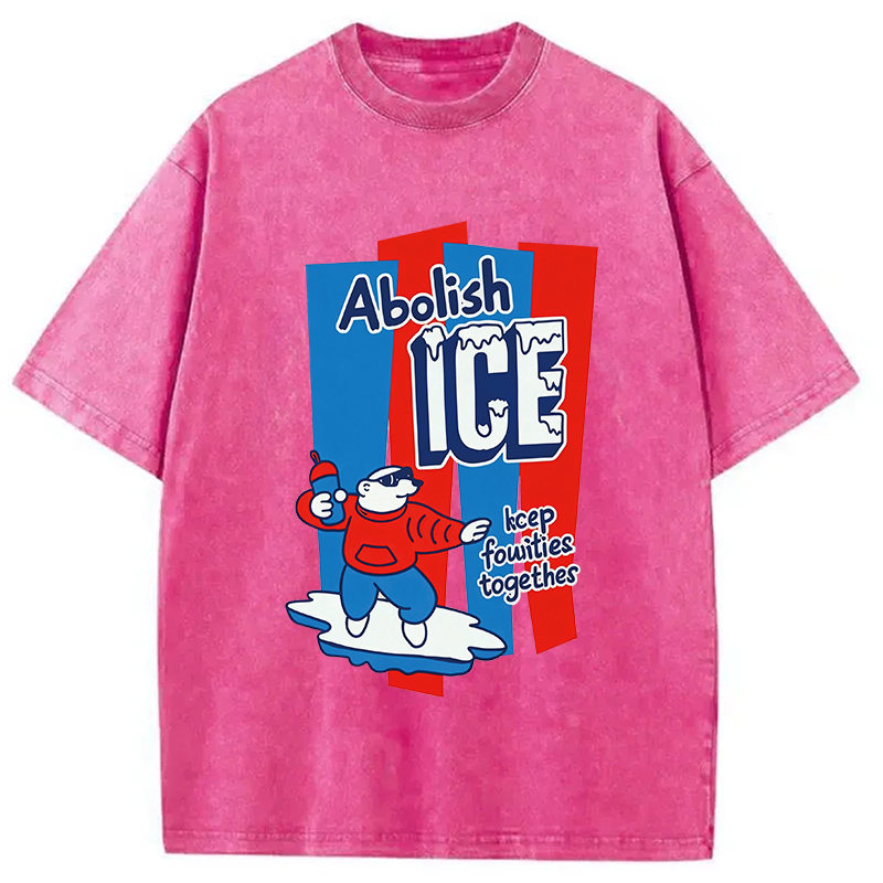 Tokyocanvas Keep Families Together Washed T-Shirt