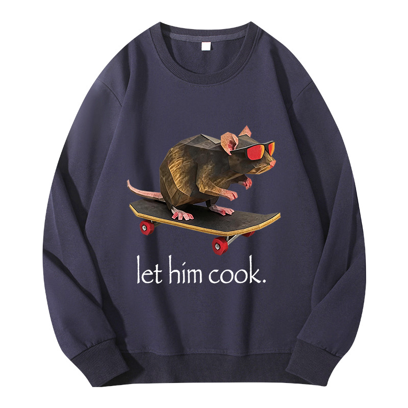 Tokyocanvas Rat Skateboard Cook Classic Sweatshirt