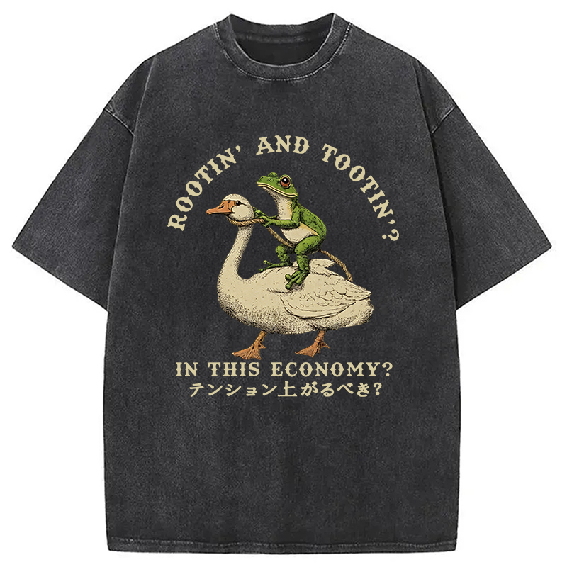 Tokyocanvas Should I Be Excited Washed T-Shirt