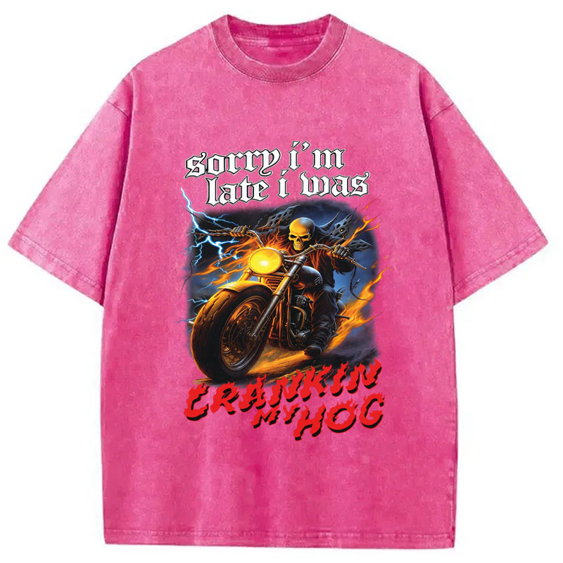 Tokyocanvas Sorry I'm Late Washed T-Shirt