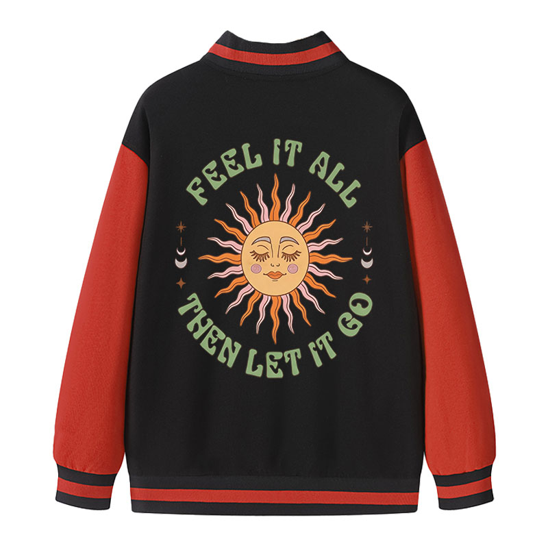Tokyocanvas Breathe and Release Varsity Jacket