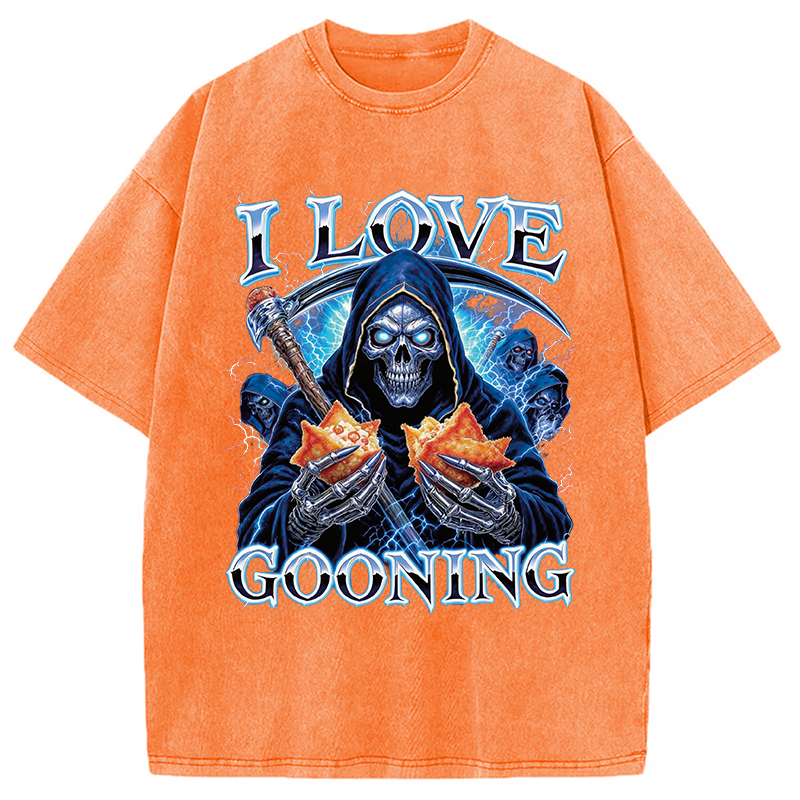 Tokyocanvas I Love Gooning Washed T-Shirt