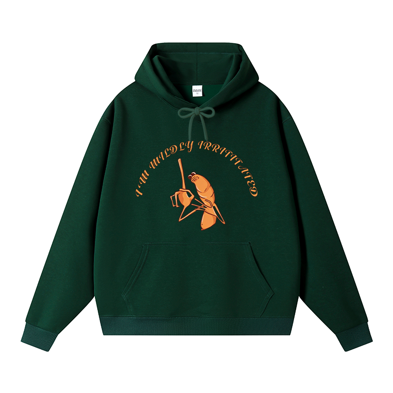 Tokyocanvas I'm Mildly Irritated Fleece Lined Hoodie