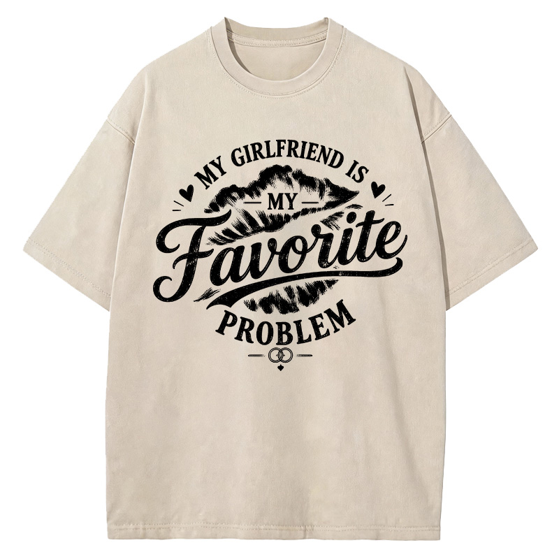 Tokyocanvas Favorite Problem Washed T-Shirt