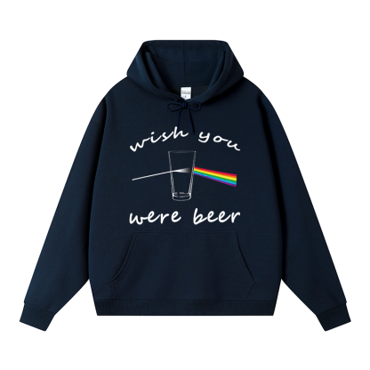 Tokyocanvas Wish You Were Beer Fleece Lined Hoodie