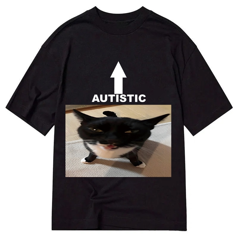 Tokyocanvas Autistic Cat Classic T-Shirt