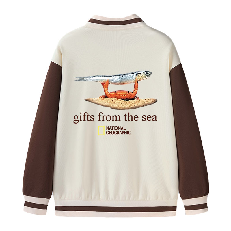 Tokyocanvas Gifts From The Sea Varsity Jacket