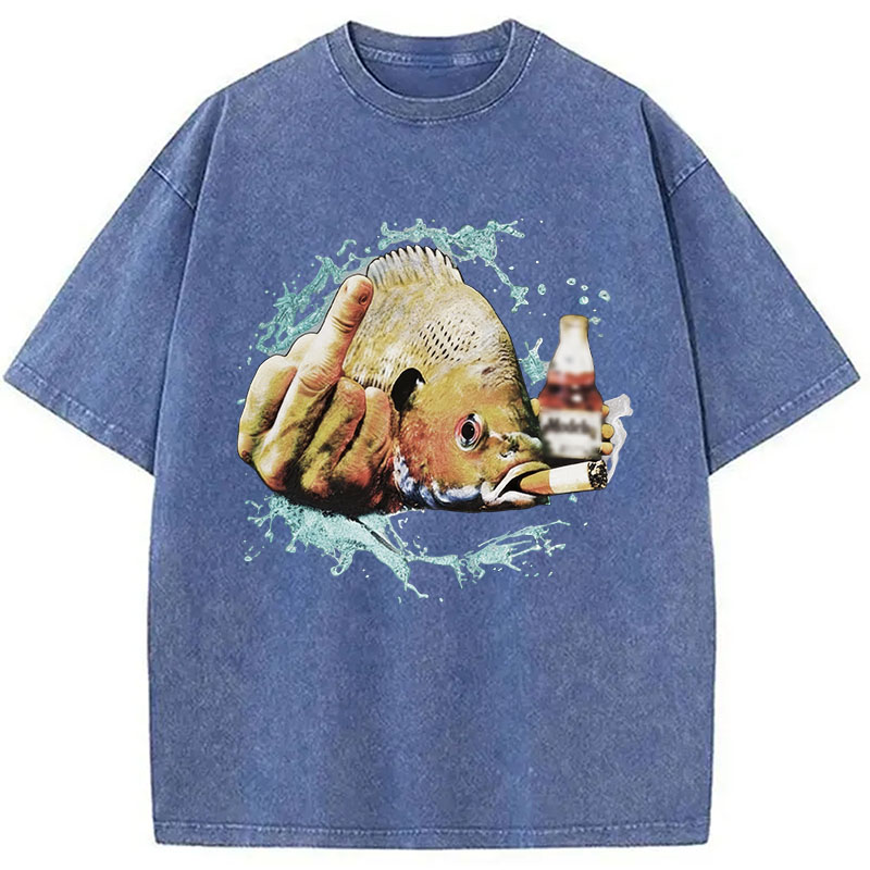 Tokyocanvas Dope Ass Bluegill Washed T-Shirt