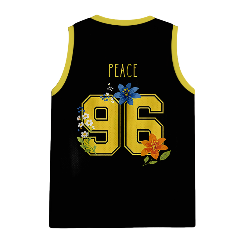 Tokyocanvas Let Peace Bloom Jersey Tank