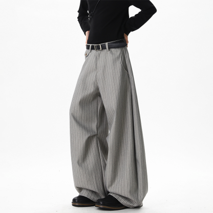 Tokyocanvas Striped Drape Sweatpants