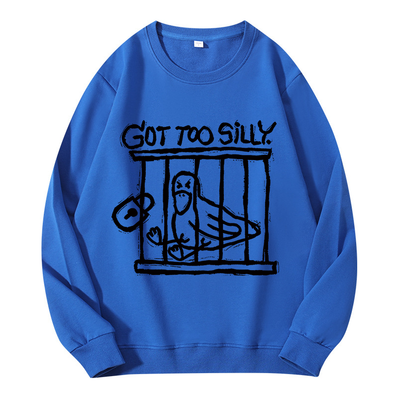 Tokyocanvas Lock Up A Stupid Goose Classic Sweatshirt