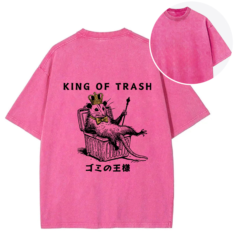Tokyocanvas King Of Trash Back Washed T-Shirt