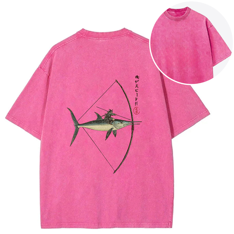 Tokyocanvas I Am Speed Back Washed T-Shirt