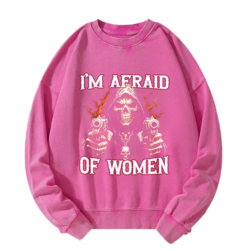 Tokyocanvas I'm Afraid Of Women Washed Sweatshirt