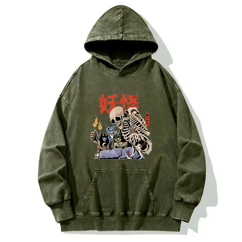 Tokyocanvas The Yokai Club Washed Hoodie