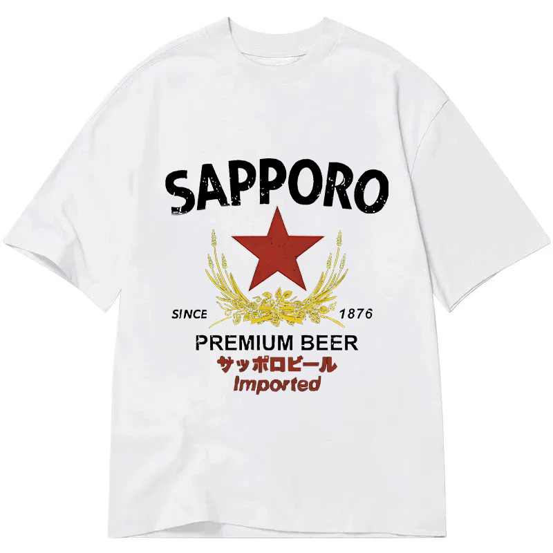 Tokyocanvas Sapporo Beer Essential Classic T-Shirt