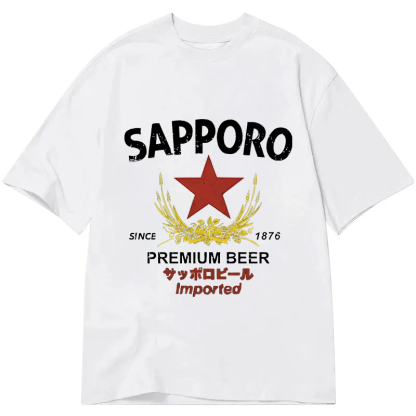 Tokyocanvas Sapporo Beer Essential Classic T-Shirt