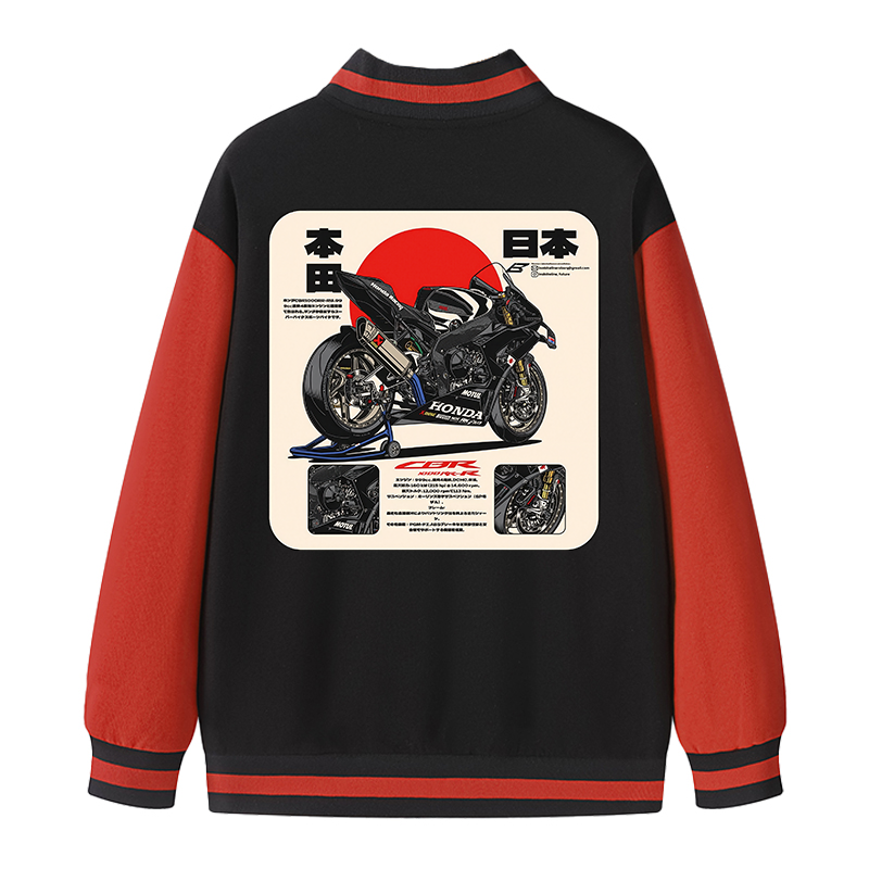 Tokyocanvas CBR 1000 RR-R Vector Motorcycle Varsity Jacket
