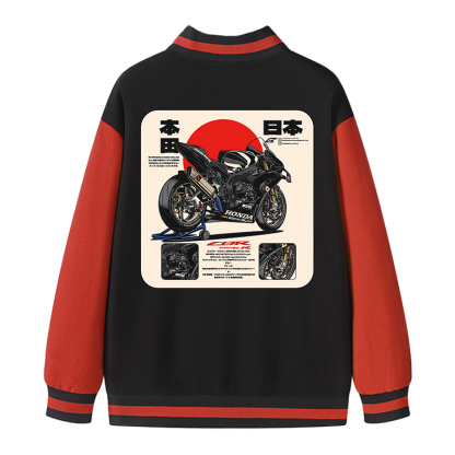 Tokyocanvas CBR 1000 RR-R Vector Motorcycle Varsity Jacket