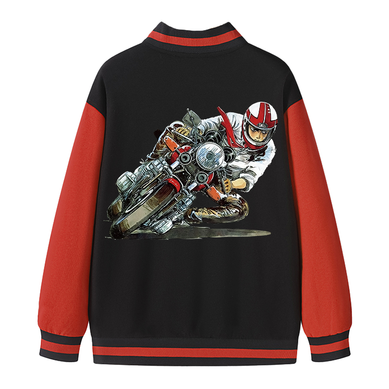 Tokyocanvas Motorcycle Boy Varsity Jacket