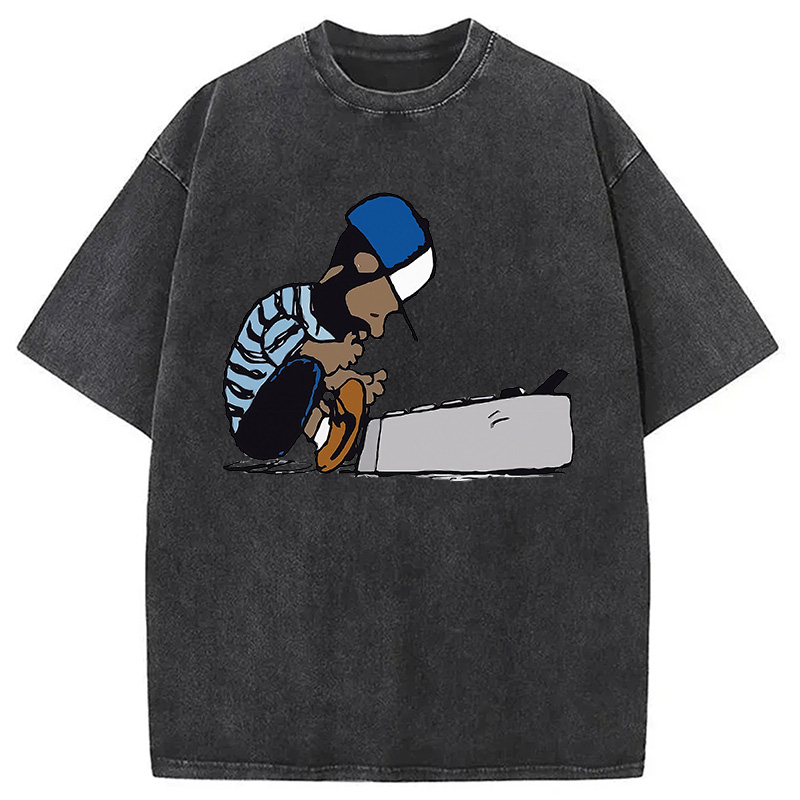 Tokyocanvas J Dilla Design Washed T-Shirt