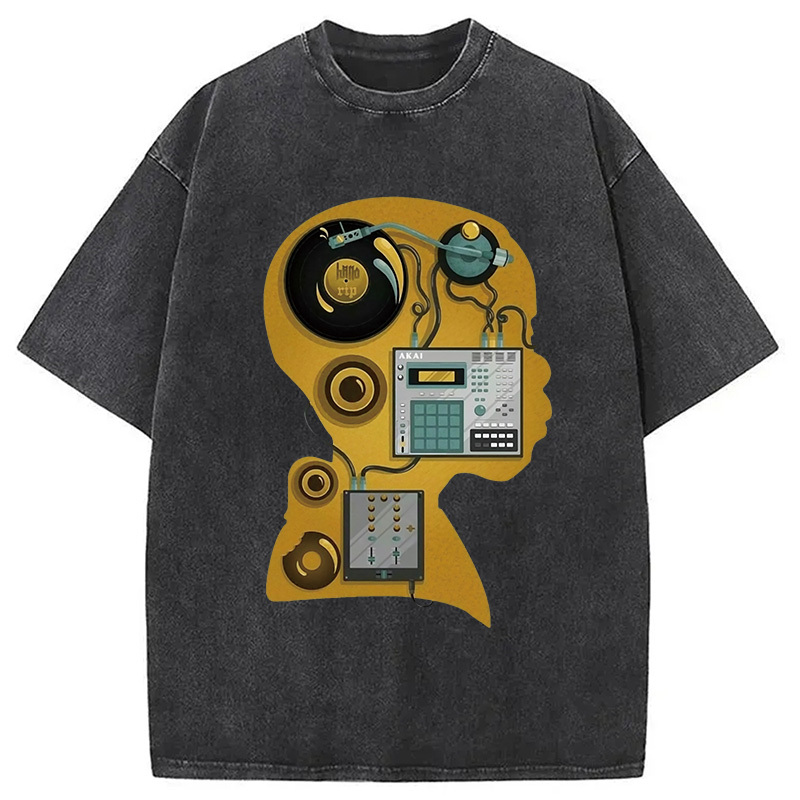Tokyocanvas J Dilla DJ Washed T-Shirt