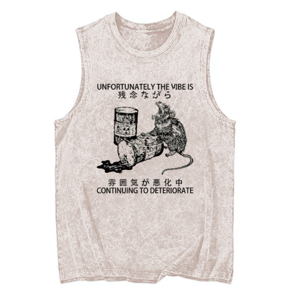 Tokyocanvas The Vibe Is Continuing To Deteriorate Washed Tank