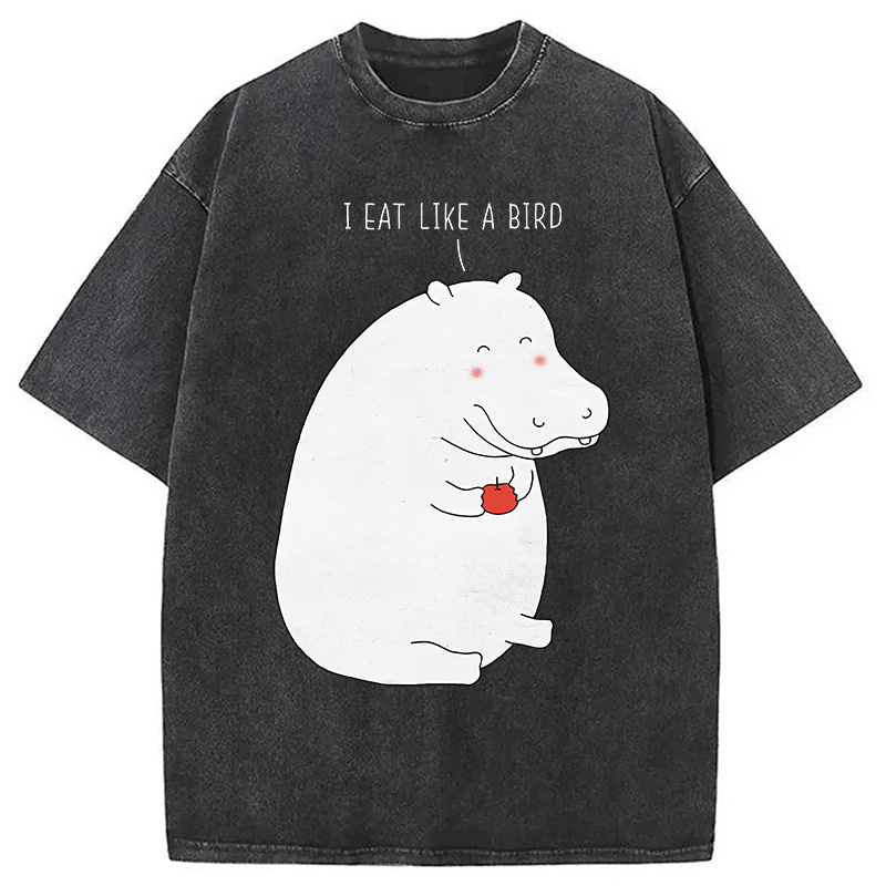 Tokyocanvas Humble Hippo Washed T-Shirt