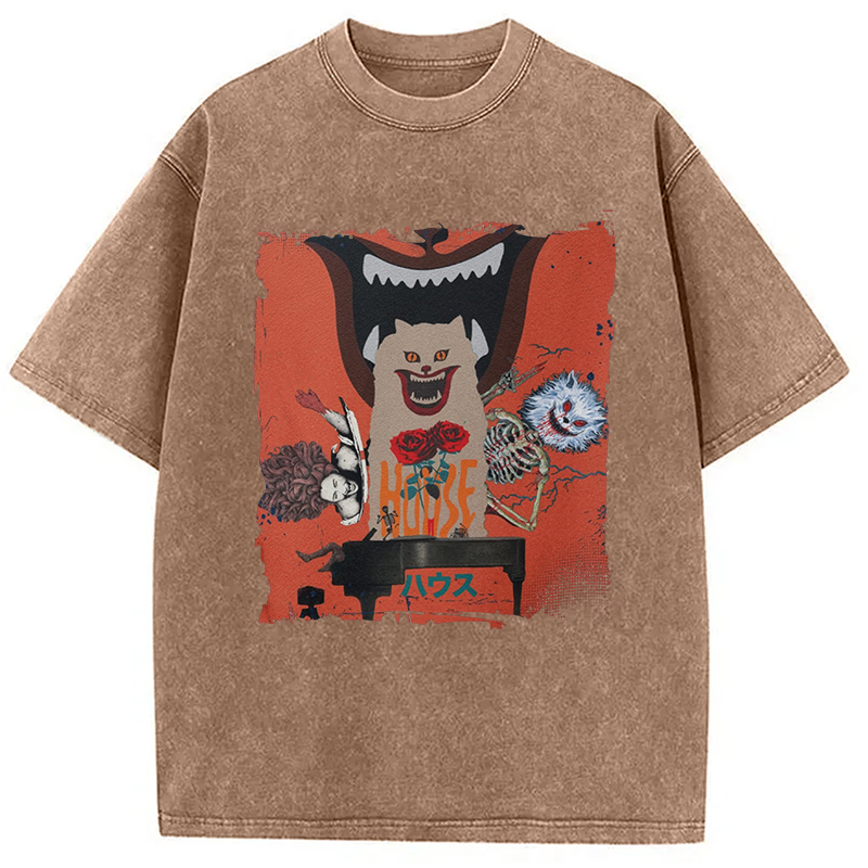 Tokyocanvas House Movie 1977 Washed T-Shirt