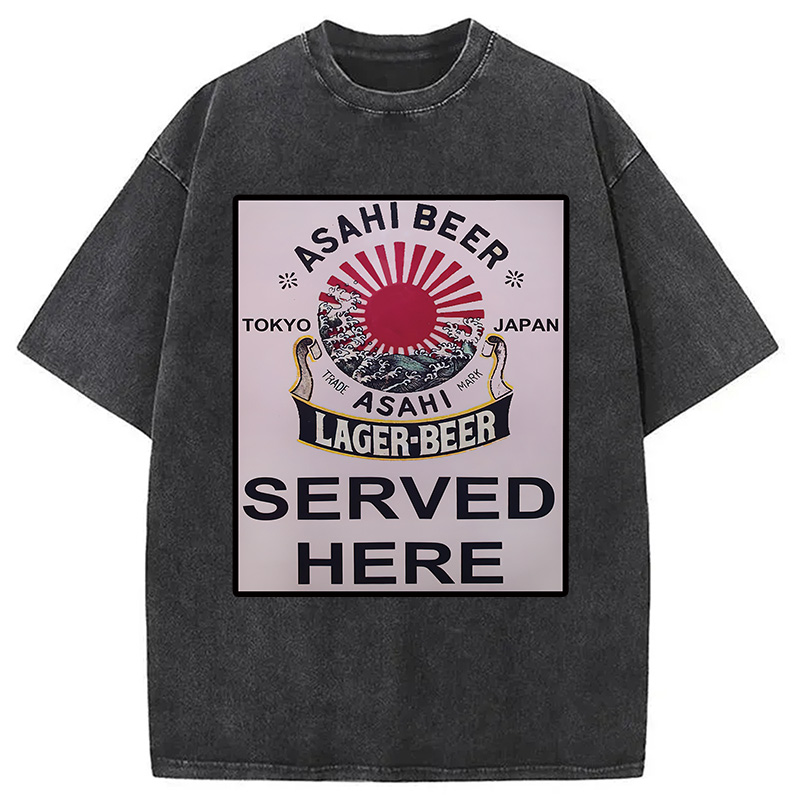 Tokyocanvas Japan Japanese Beer Bar Washed T-Shirt
