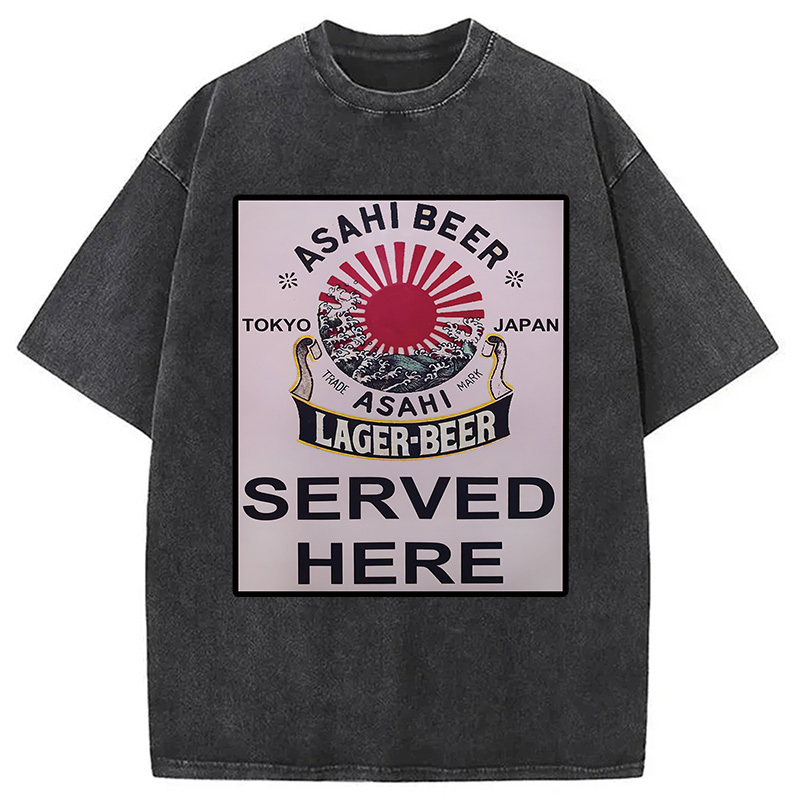 Tokyocanvas Japan Japanese Beer Bar Washed T-Shirt