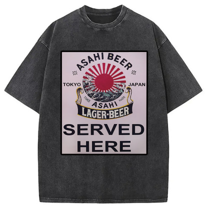 Tokyocanvas Japan Japanese Beer Bar Washed T-Shirt