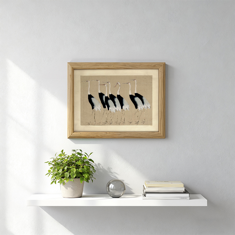 Tokyocanvas Ogata Korin Carane Framed Art Print