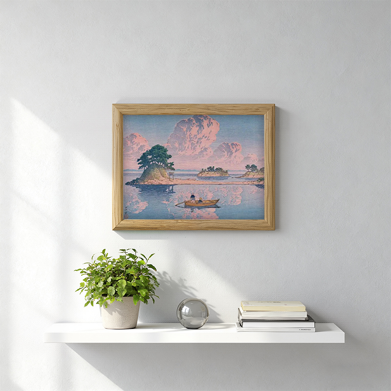 Tokyocanvas Kujukushima Shimabara Framed Art Print