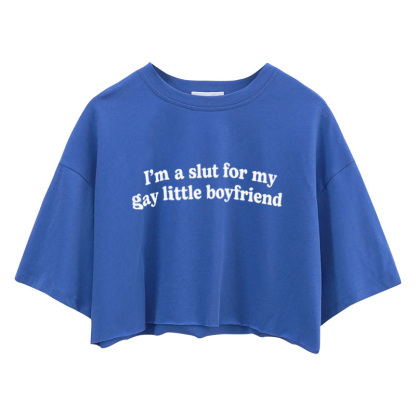 Tokyocanvas Slxt For My Gay BF Crop Top