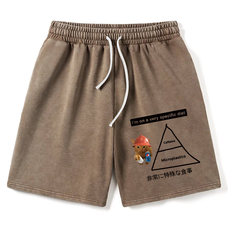 Tokyocanvas A Very Specific Diet Cat Meme Washed Short