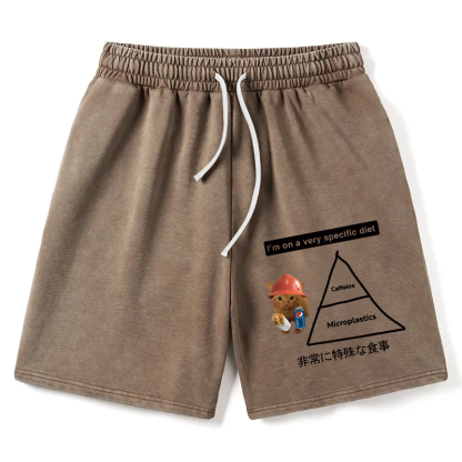 Tokyocanvas A Very Specific Diet Cat Meme Washed Short