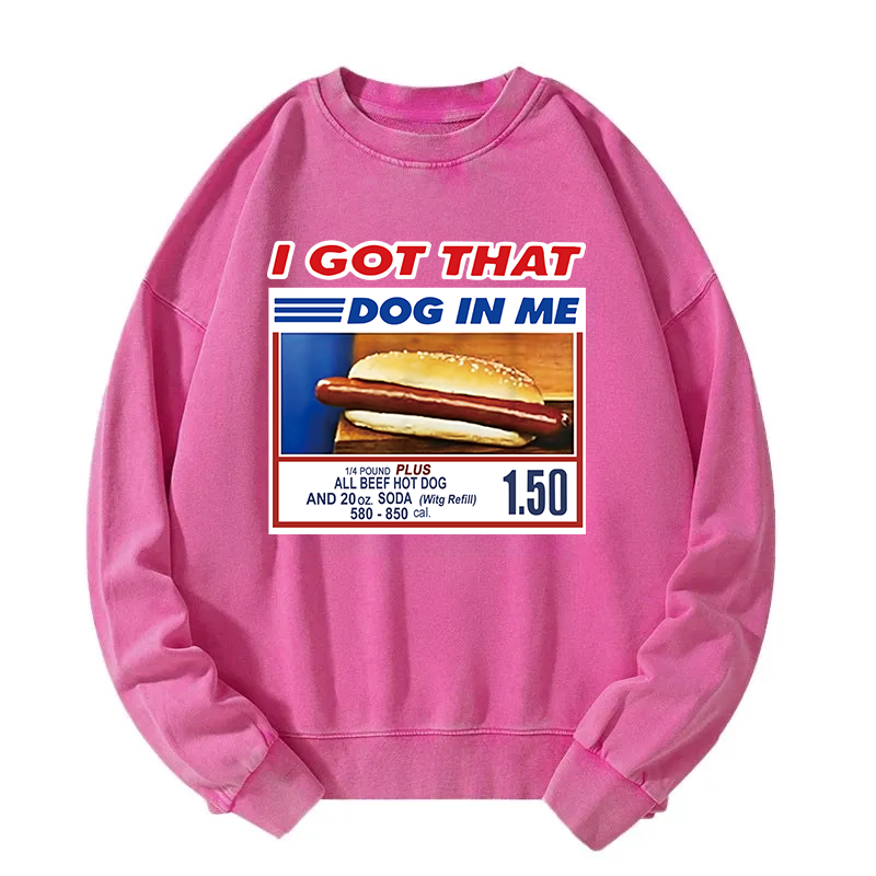 Tokyocanvas I Got That Dog In Me Washed Sweatshirt
