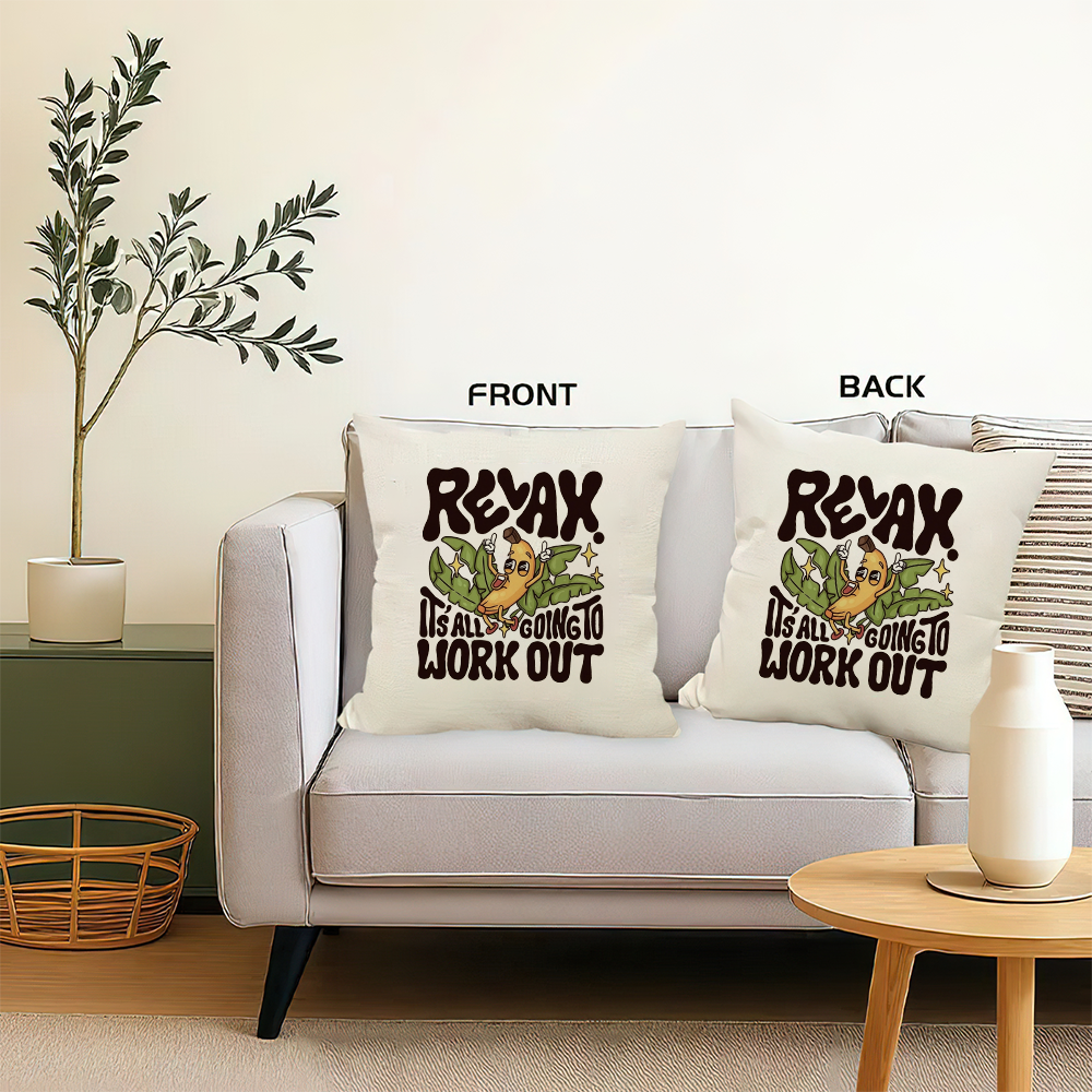 Tokyocanvas Relaxing Banana Pillow